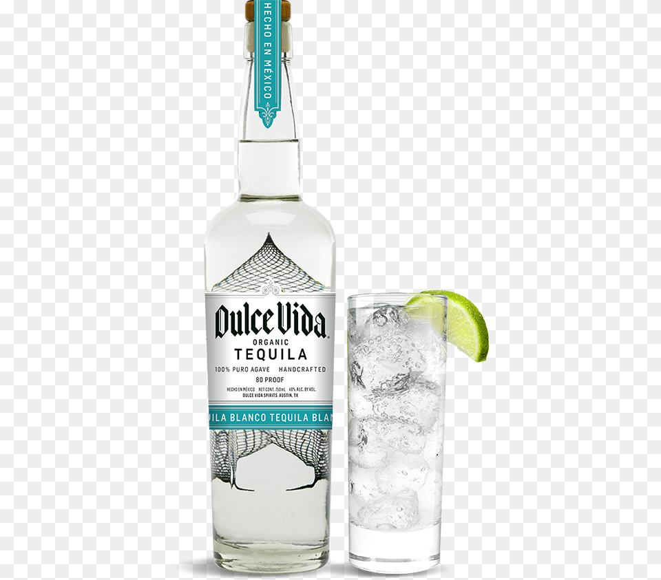 Blanco Dulce Vida Tequila 80 Proof, Alcohol, Beverage, Liquor, Gin Png