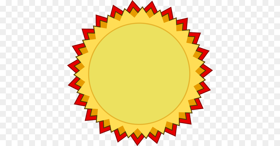 Blank Award Of Achievement Badge Vector Clip Art, Nature, Outdoors, Sky, Sun Free Png
