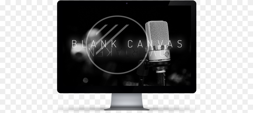 Blank Canvas Led Backlit Lcd Display, Electrical Device, Microphone Free Png