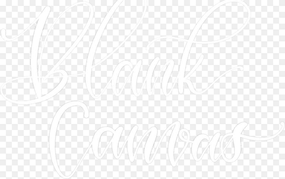 Blank Canvas Logo Calligraphy, Handwriting, Text Free Png