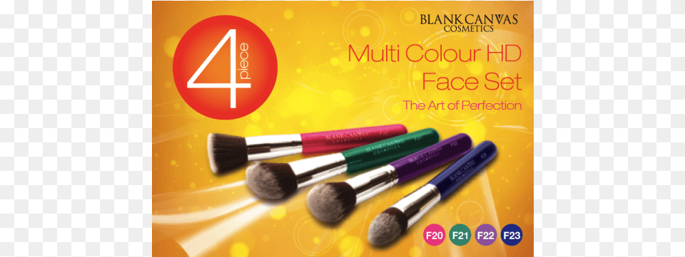 Blank Canvas Multi Colour 4 Piece Set 36b Color, Brush, Device, Tool, Advertisement Free Png