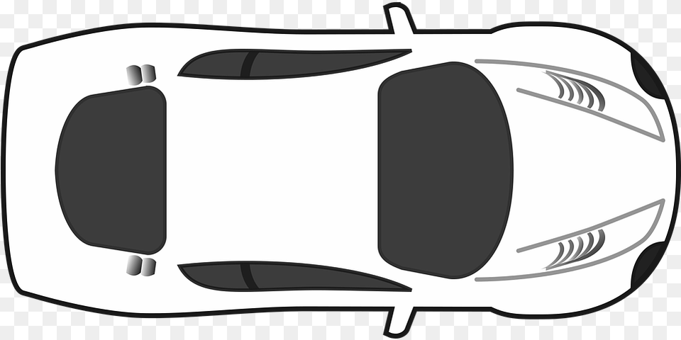 Blank Car Game Vector Graphic On Pixabay Car Clipart Top View, Bag, Backpack Png Image