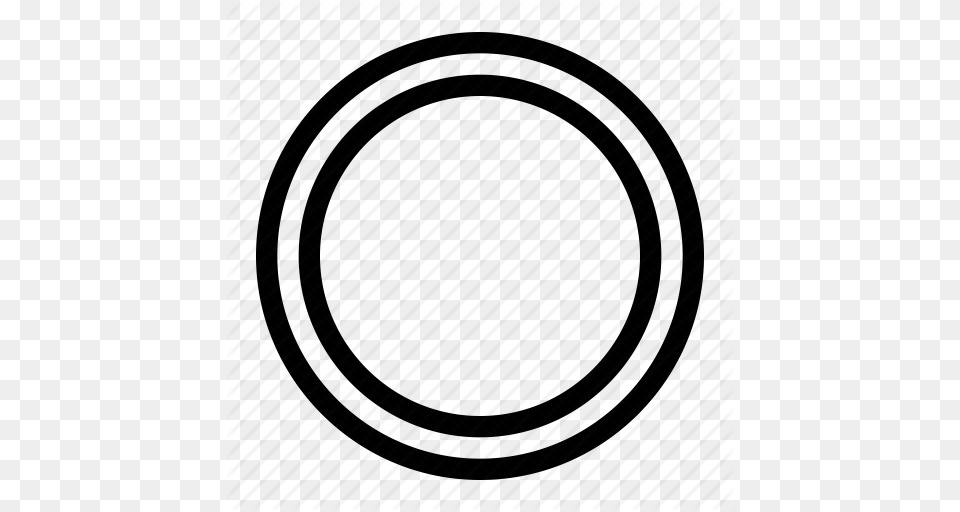 Blank Check Circle Outline Radio Button Round Icon, Oval Free Transparent Png