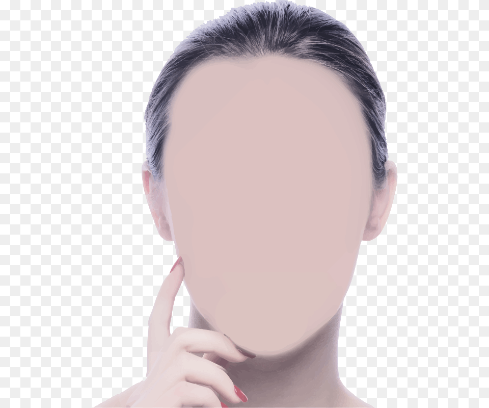 Blank Face Background Blank Face, Head, Body Part, Portrait, Finger Free Transparent Png