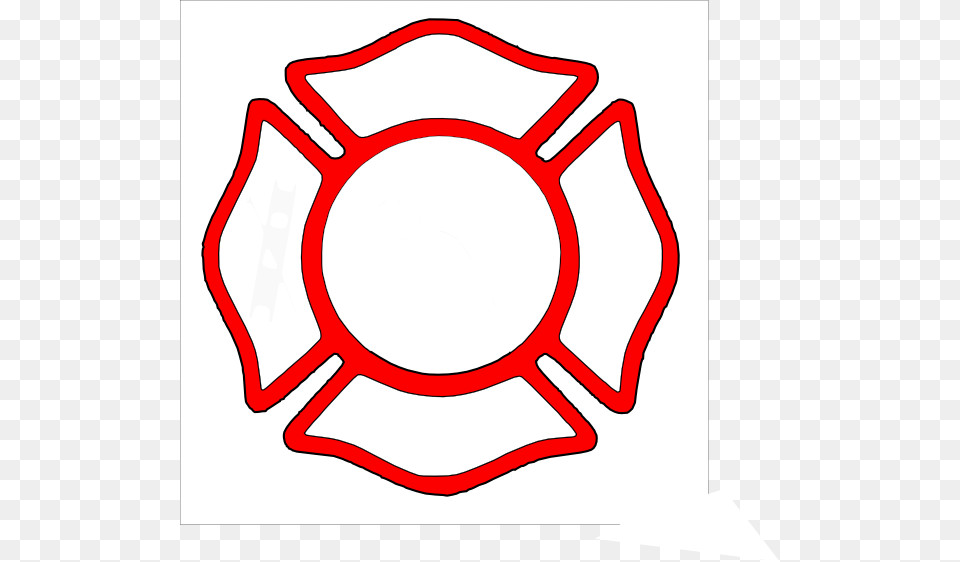 Blank Family Crest Symbols Fire Department Maltese Cross Red, Water, Food, Ketchup Png Image