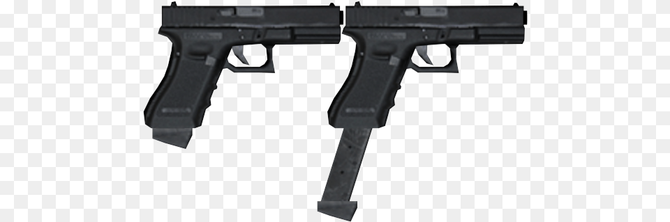 Blank Firing Glock Transparent Firearm, Gun, Handgun, Weapon Png Image