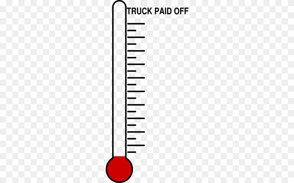Blank Fundraising Thermometer Clip Art, Chart, Plot Png