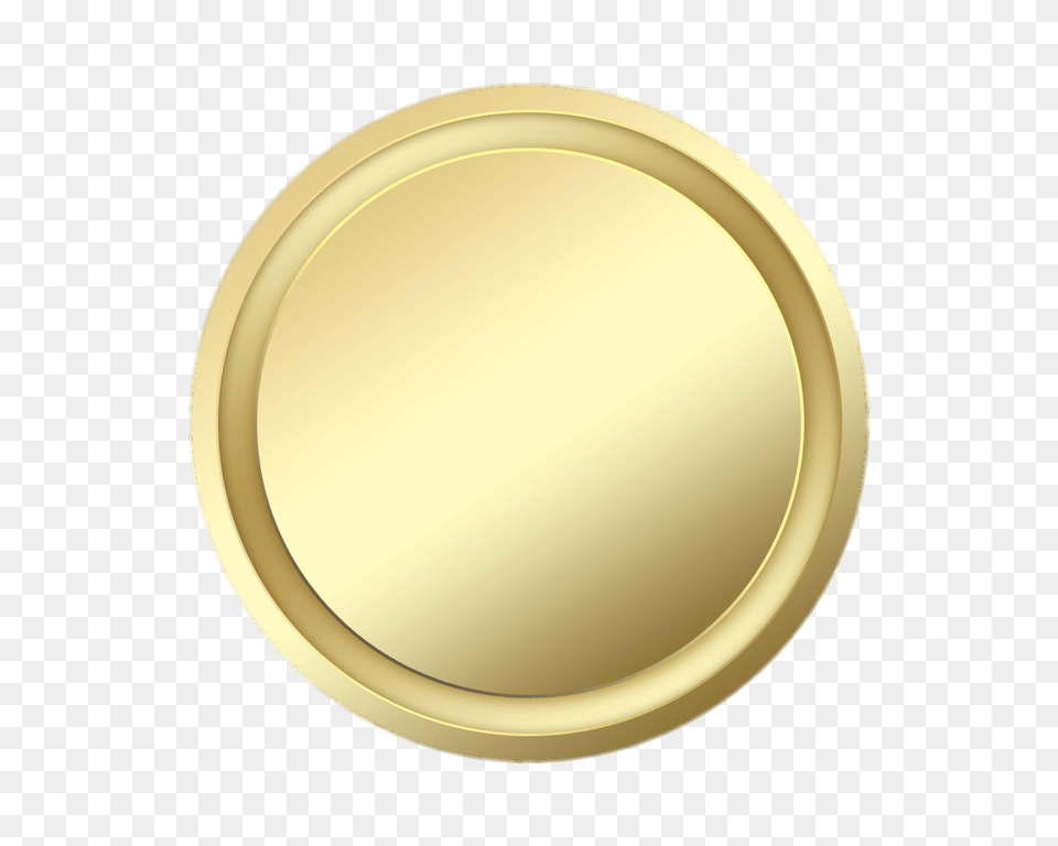 Blank Golden Seal, Gold, Oval, Photography, Plate Free Png