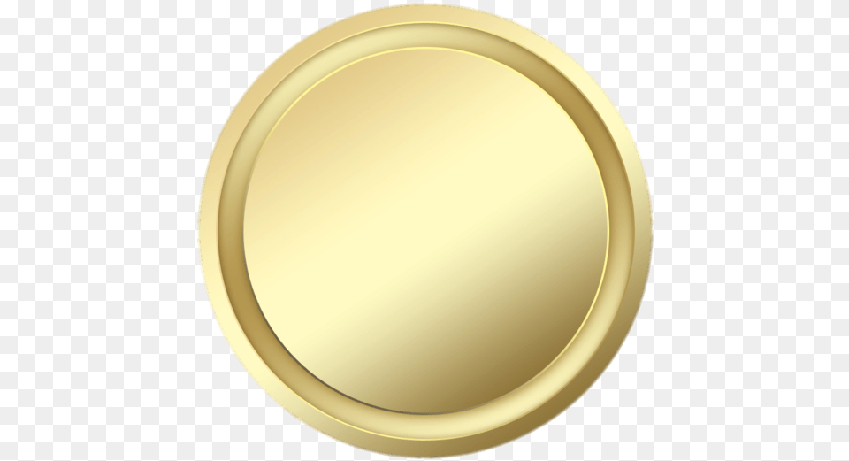 Blank Golden Seal Circle, Gold Free Transparent Png