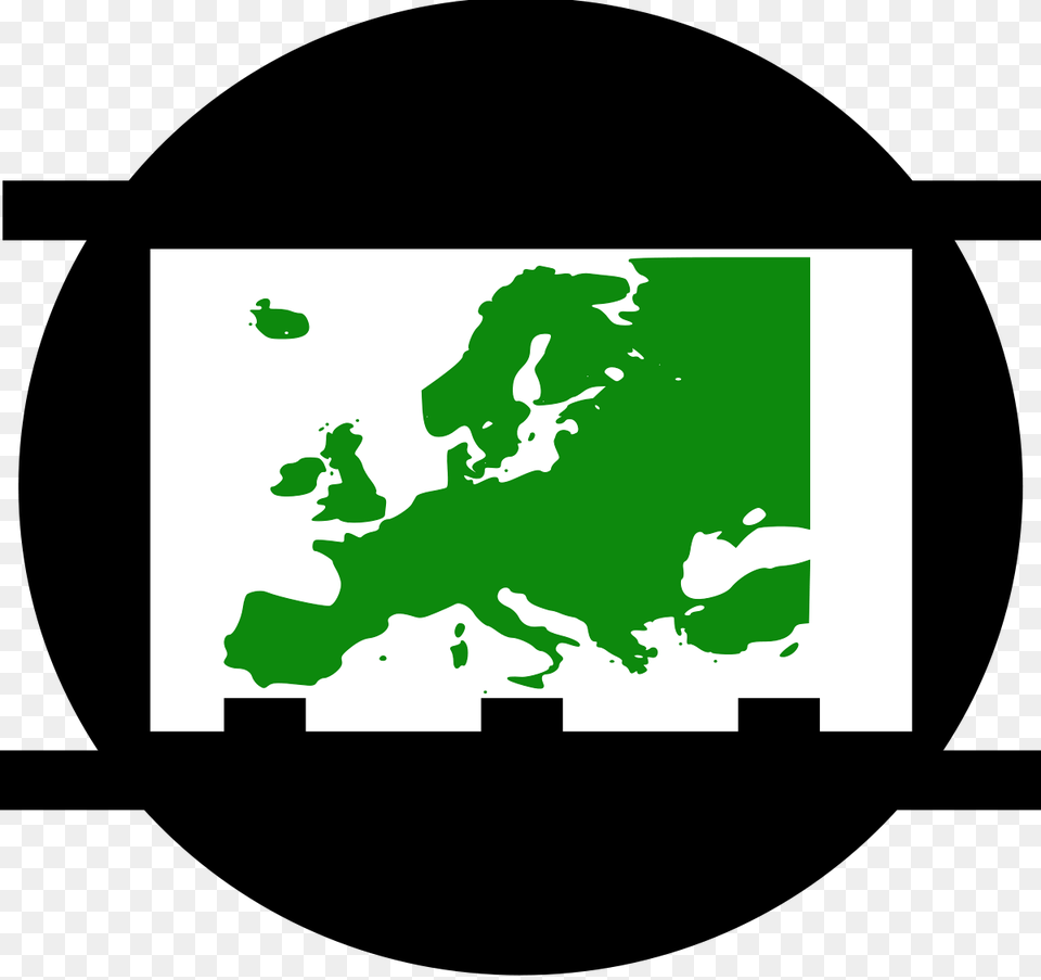 Blank Green Map Of Europe, Chart, Plot Free Transparent Png
