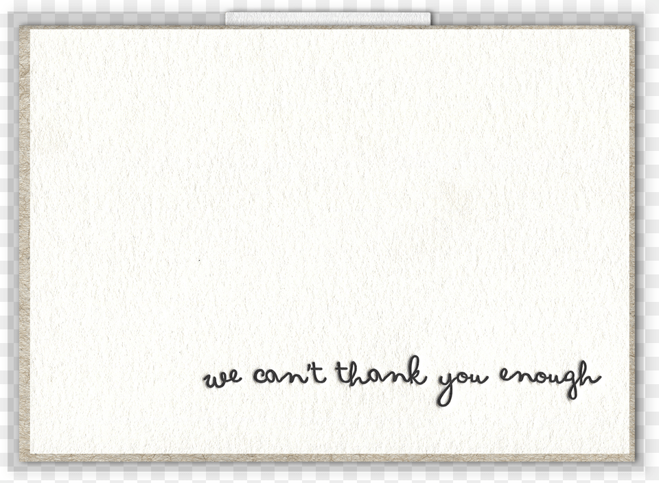 Blank Greeting Card Handwriting, Text Free Png Download