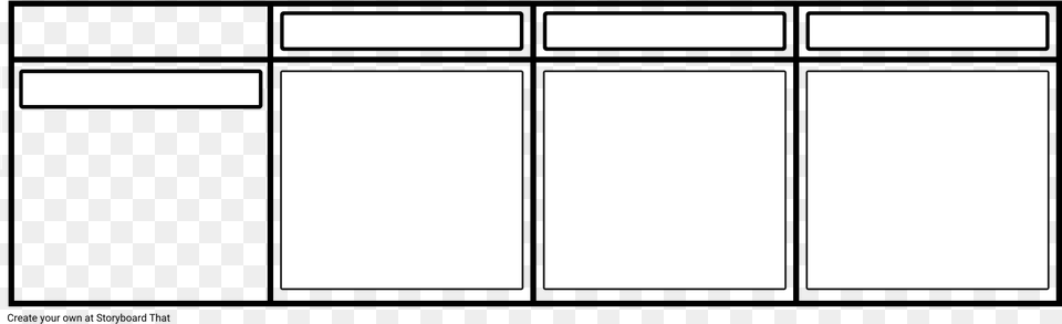 Blank Grid Storyboard For Film Film, Cross, Symbol, Text Free Png Download