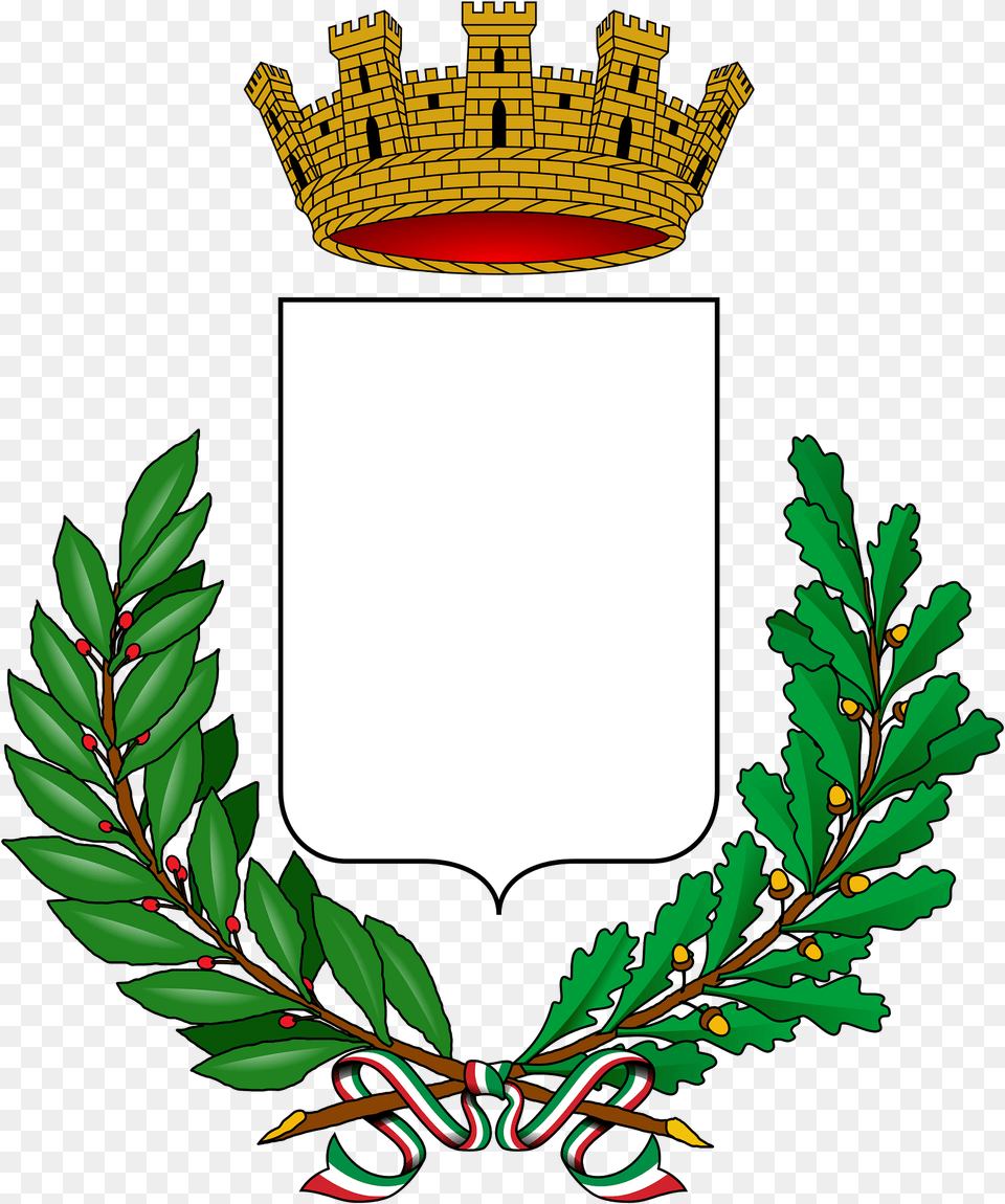 Blank Italy City Stemma Clipart, Emblem, Symbol Free Png