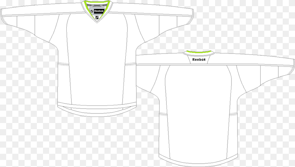 Blank Jersey Vector Blank Hockey Jersey Template, Clothing, Shirt, T-shirt, Chart Free Transparent Png