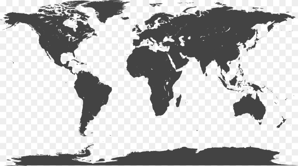 Blank Large World Map, Chart, Plot, Person, Head Png