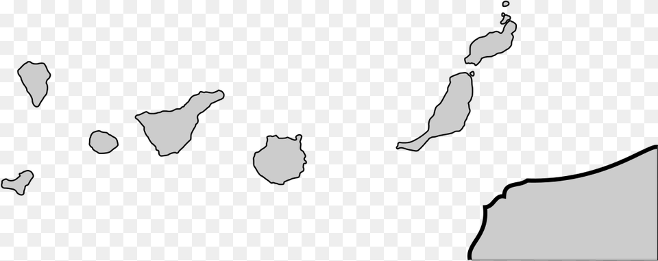 Blank Map Canary Islands Blank Map Of Canary Islands, Silhouette, Stencil, Baby, Person Free Png Download