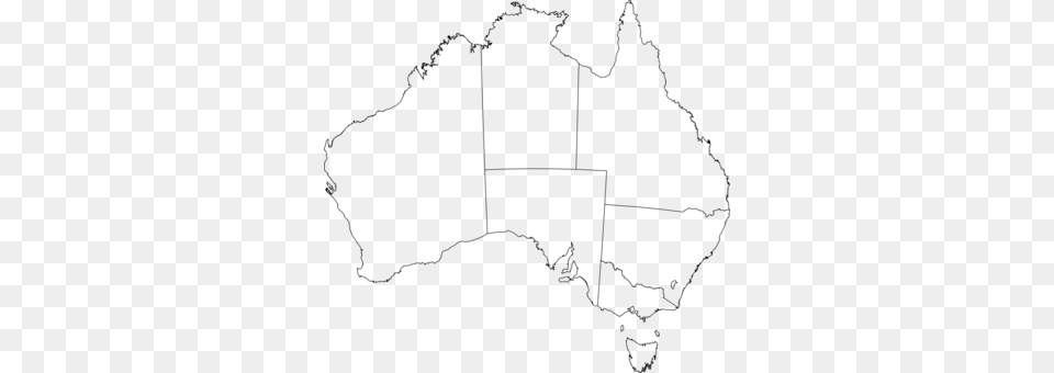Blank Map Nicholson River Globe Mapa Polityczna Map Of Australia Outline, Gray Png