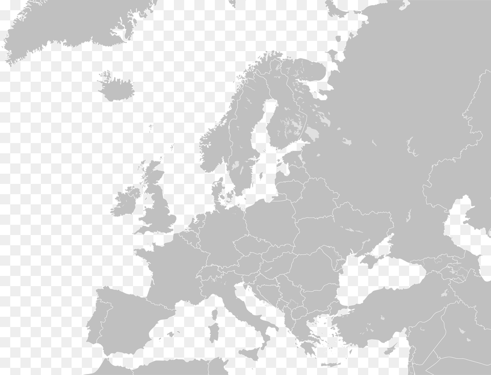 Blank Map Of Europe Islandia Ubicacin En El Mapa, Person, Chart, Plot, Outdoors Free Png Download