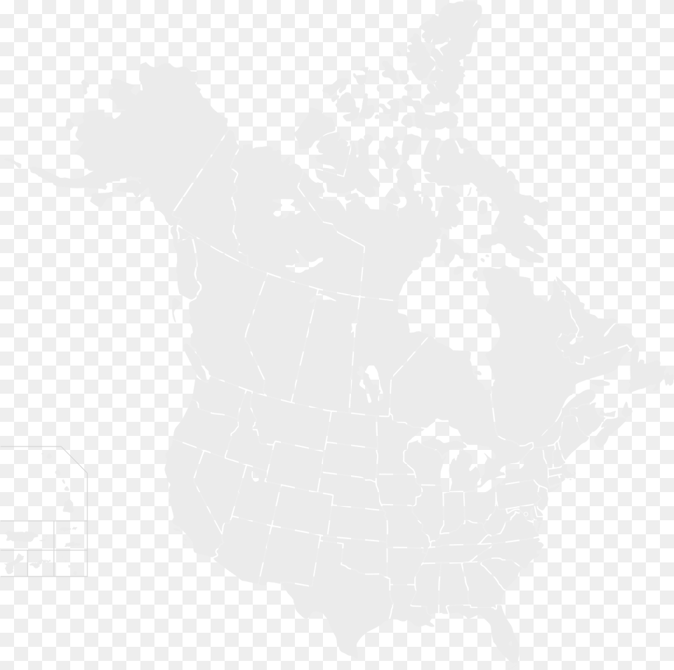 Blank Map Of North America With States, Plot, Chart, Atlas, Diagram Free Transparent Png