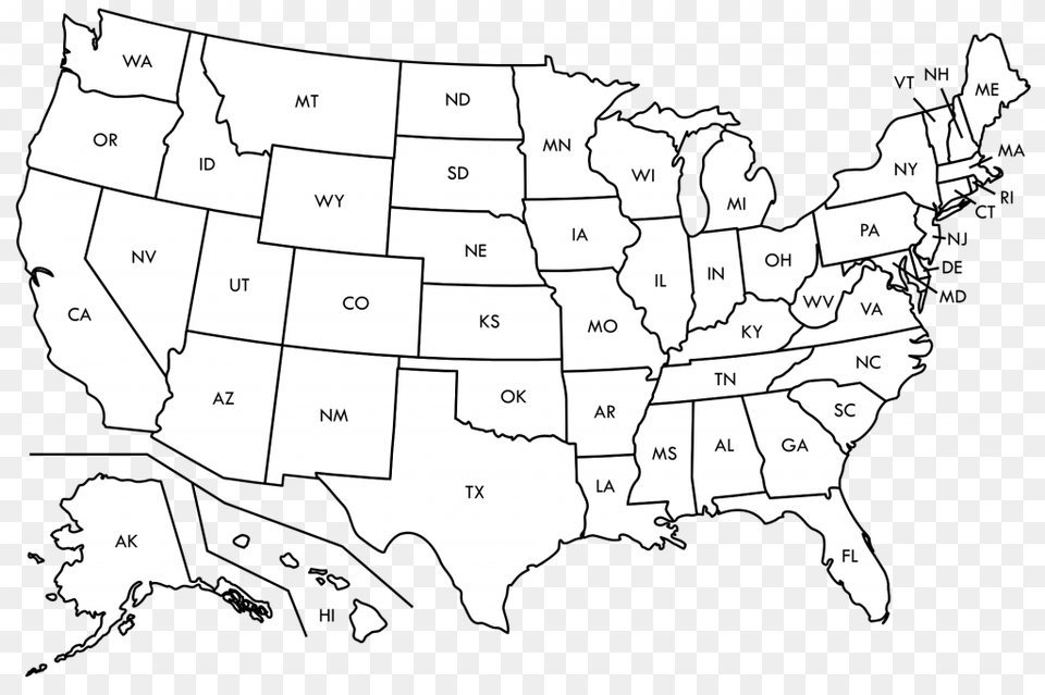 Blank Map Of Us High Quality And Canada Geography Blog Marilyn On The Map, Chart, Plot, Atlas, Baby Free Png Download