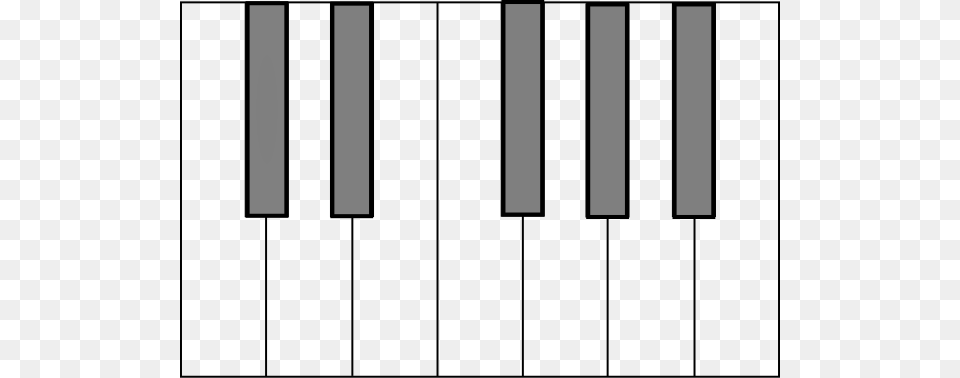 Blank Piano Keyboard Diagram Clip Art, Musical Instrument Png Image