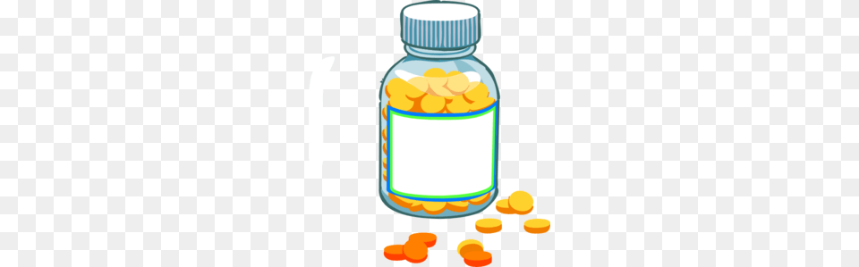 Blank Pill Bottle Clip Art, Medication Free Png Download