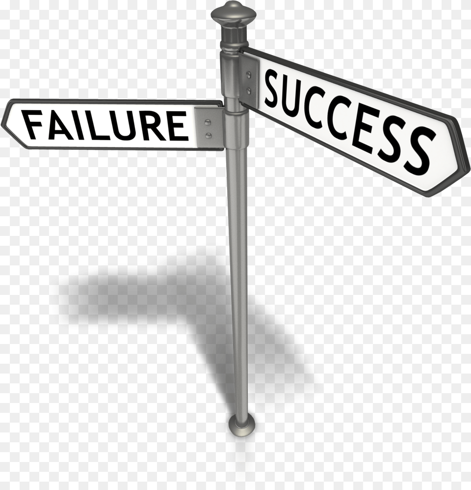 Blank Street Signs Black And White Download Failure And Success, Sign, Symbol, Road Sign, Cross Png