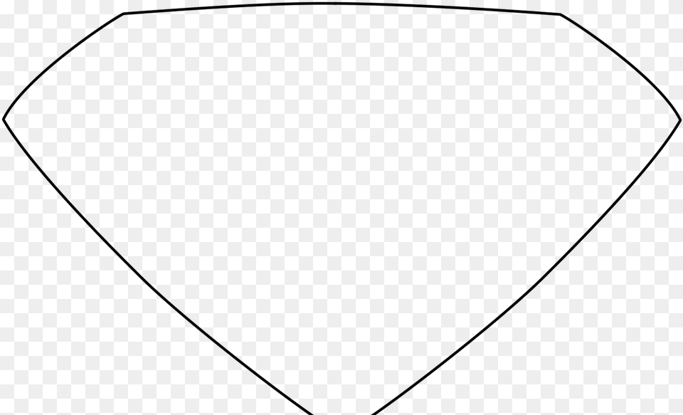 Blank Superman Shield Writing Template Clipart Best Line Art, Gray Png Image