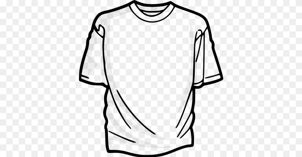Blank T Shirt, Gray Free Png Download