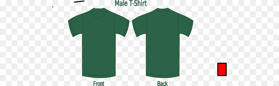 Blank T Shirt Clip Art At Clker T Shirt Template Dark Green, Clothing, T-shirt Free Png