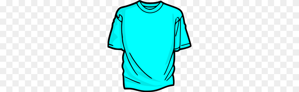 Blank T Shirt Light Blue Clip Art For Web, Clothing, T-shirt Free Png