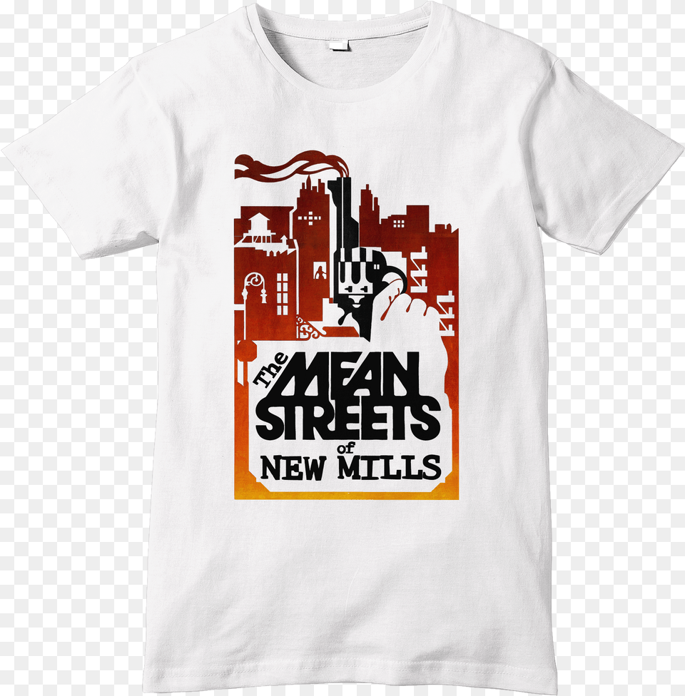 Blank T Shirt Uk Mean Streets 1973 Poster, Clothing, T-shirt Png Image