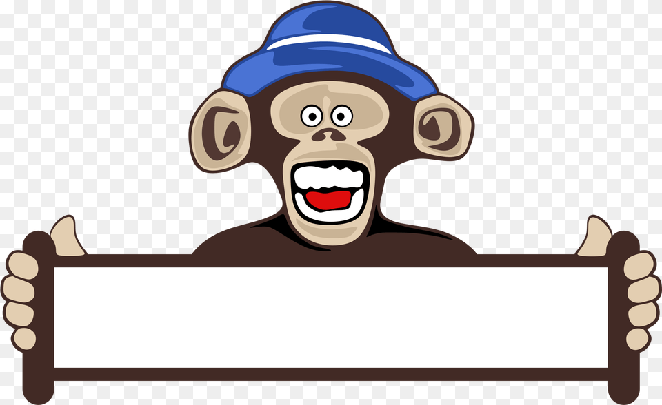 Blank This Icons Design Of Monkey Holding Happy New Year 2020 Funny Wishes, Baby, Person, Face, Head Free Transparent Png