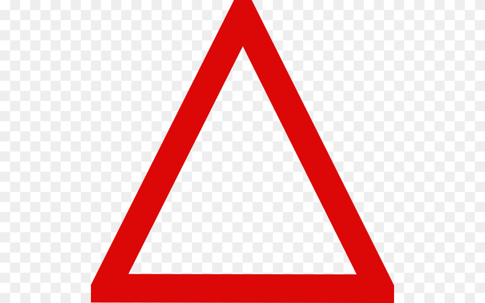 Blank Triangle Road Sign, Symbol, Road Sign Png Image