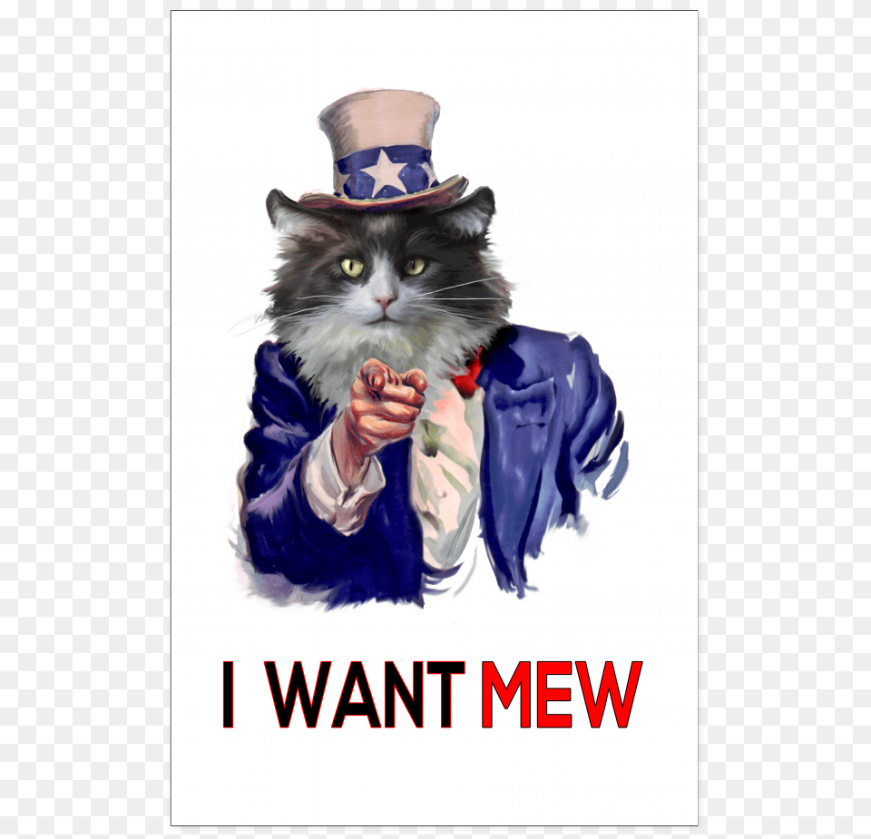 Blank Uncle Sam Poster, Advertisement, Hat, Clothing, Cat Png