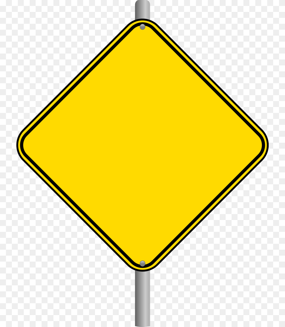 Blank Warning Sign, Road Sign, Symbol Free Png