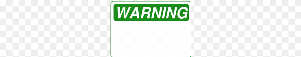 Blank Warning Sign Clipart, Green Free Png Download