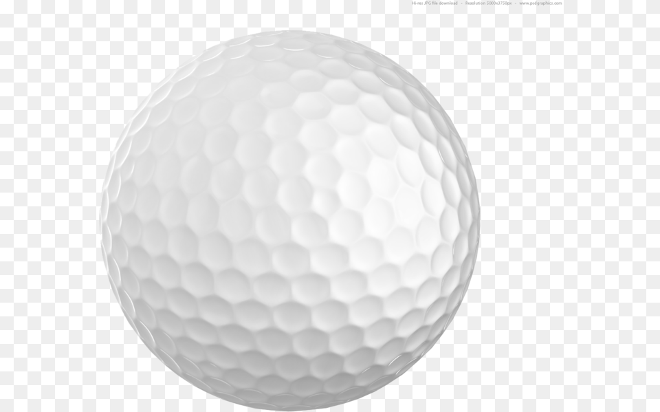 Blank White Golf Ball, Golf Ball, Sport, Plate Png
