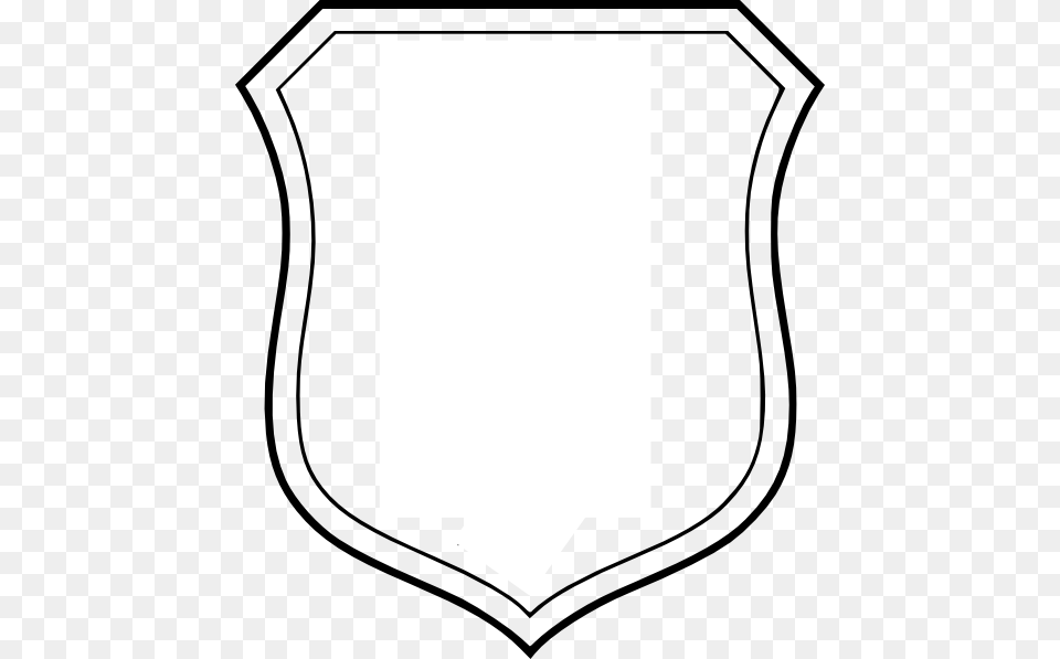 Blank White Shield Clip Art At Clker Monochrome, Armor Free Png