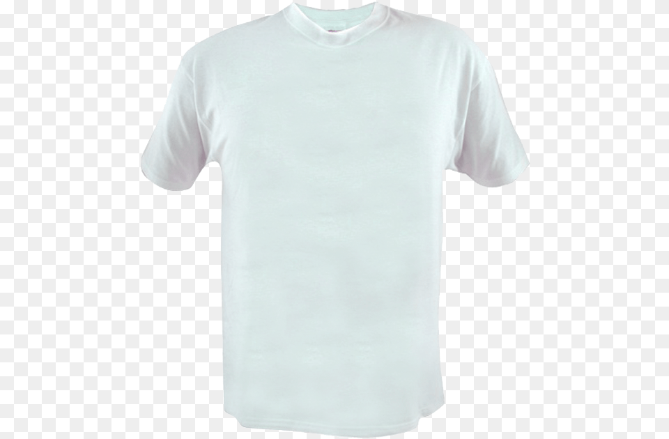 Blank White Shirt Active Shirt, Clothing, T-shirt Free Png