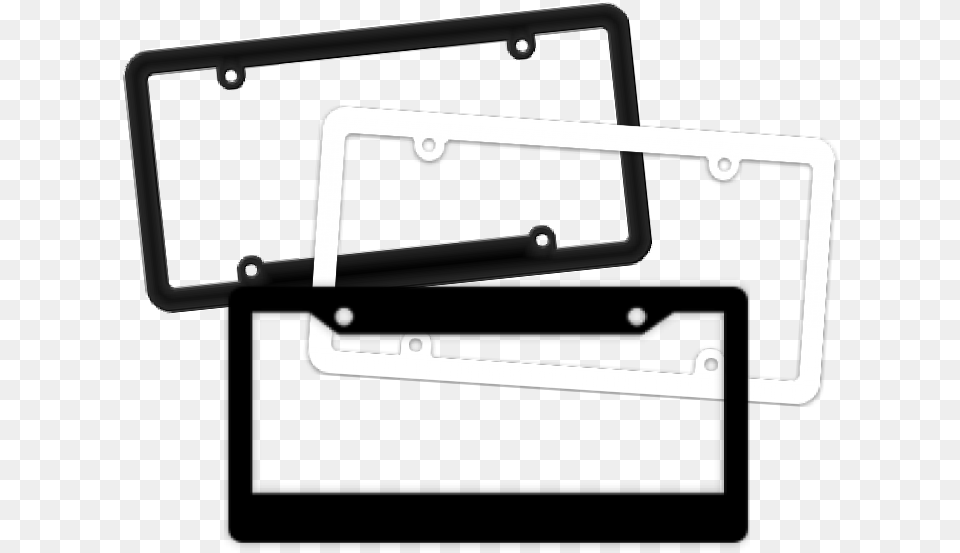 Blank Wholesale License Plate Frames Tool, Device Png Image