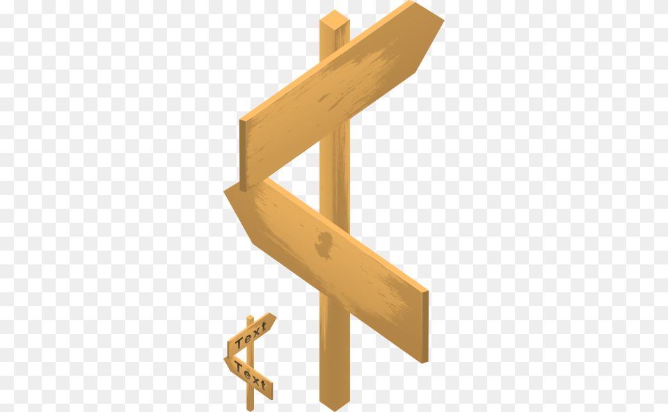Blank Wood Sign, Cross, Symbol, Plywood, Lumber Png Image