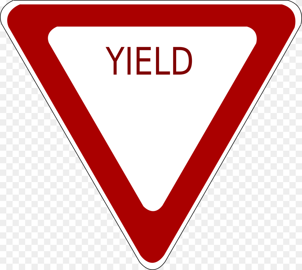 Blank Yield Sign, Symbol, Road Sign, Smoke Pipe, Triangle Free Png Download