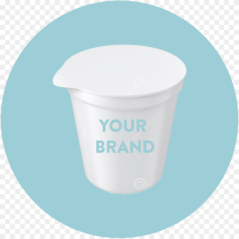 Blank Yogurt Cup Copy Circle, Dessert, Food, Disposable Cup Png