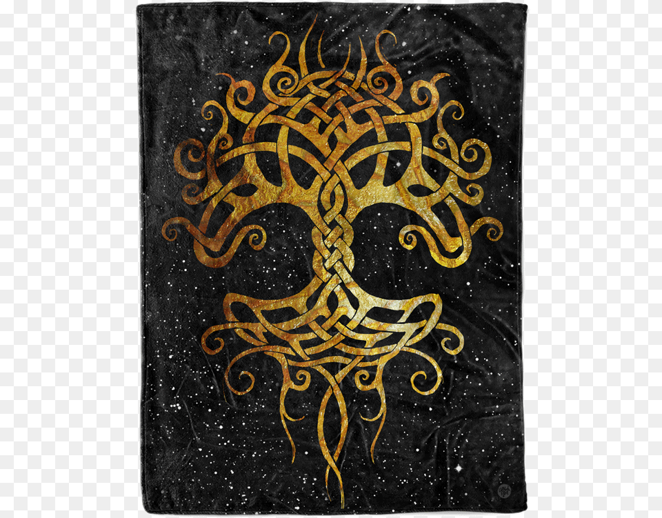 Blanket Adult Premium Sherpa Yggdrasil Blanket Yggdrasil Motif, Art, Text Free Transparent Png