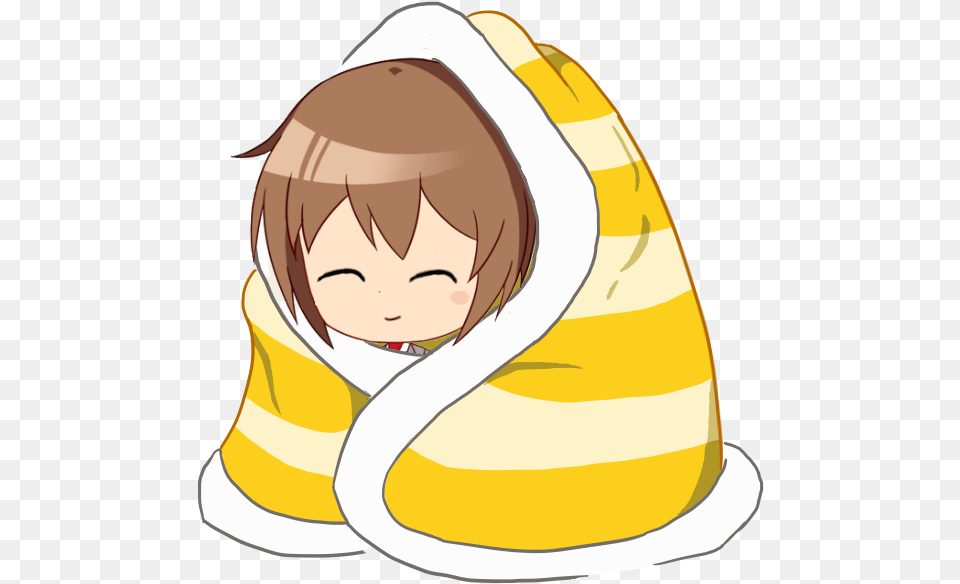 Blanket Cartoon, Face, Head, Person, Baby Free Png Download