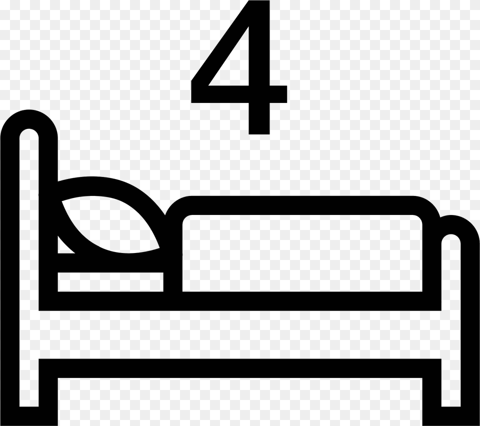 Blanket Vector Bed Drawing Icons Four Beds, Gray Png