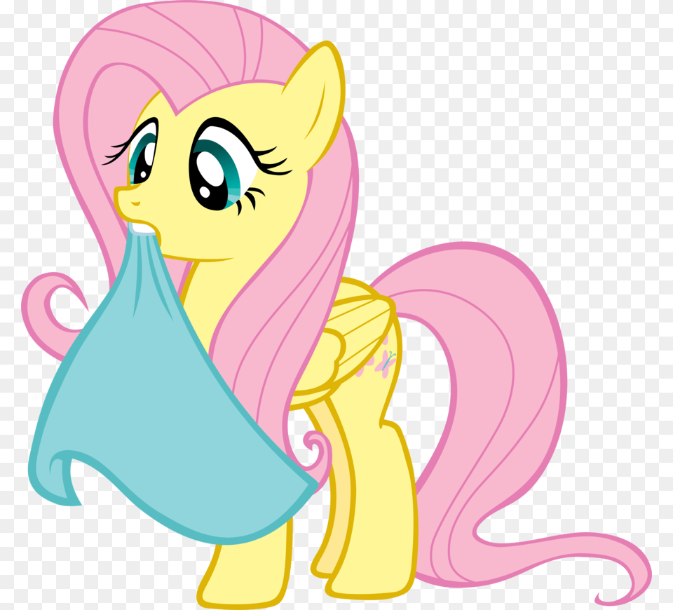 Blanket Vector Clip Art Fluttershy, Book, Comics, Publication, Baby Free Png Download