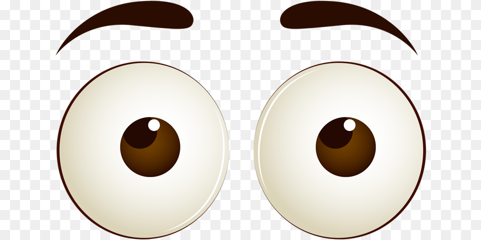 Blankly Brown Circle Eye Eyes Hq Eyes Colored Cartoon, Lighting, Astronomy, Disk, Moon Free Png