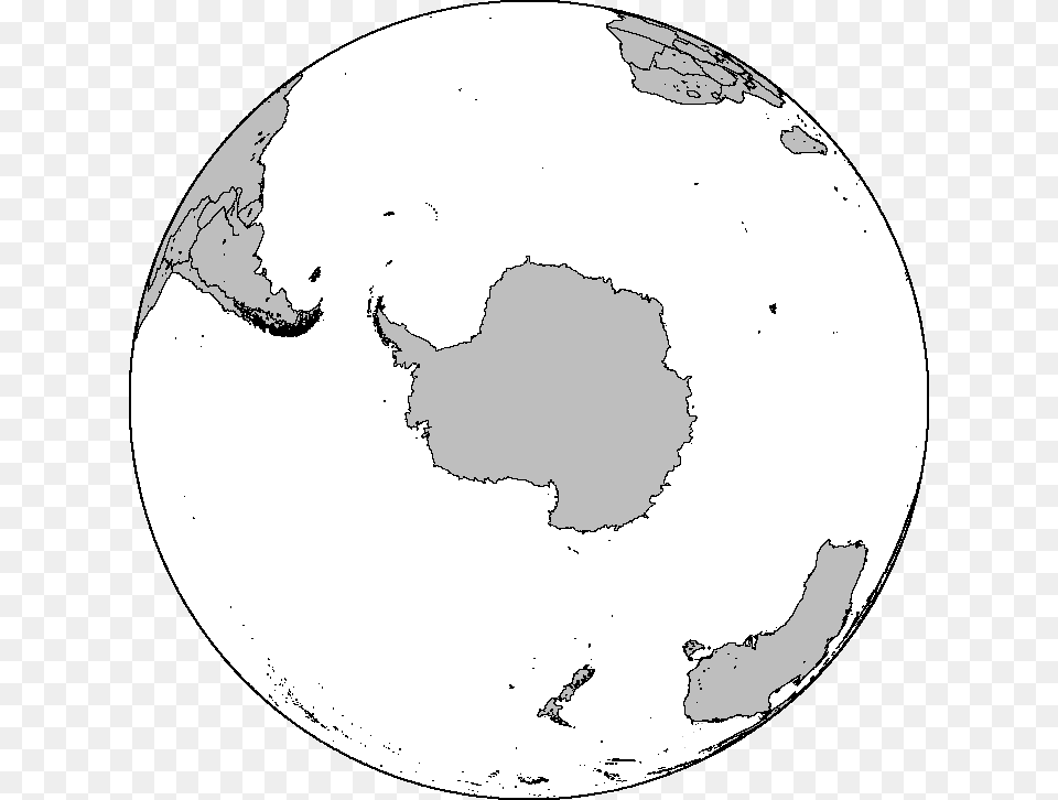 Blankmap Ao 090s South Pole South Pole, Astronomy, Outer Space, Planet, Globe Png